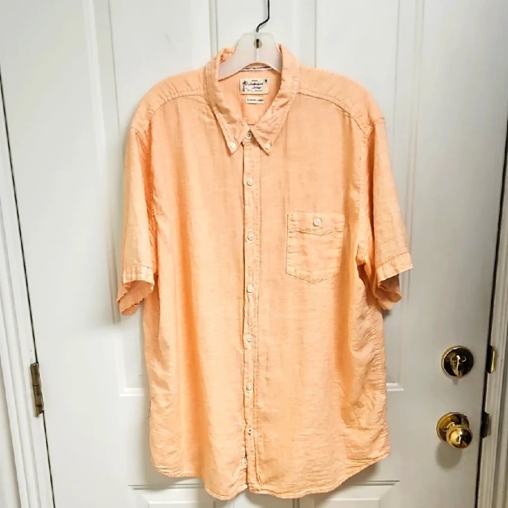 Weatherproof Vintage Washable Linen Buttondown Shirt - Picture 1 of 5